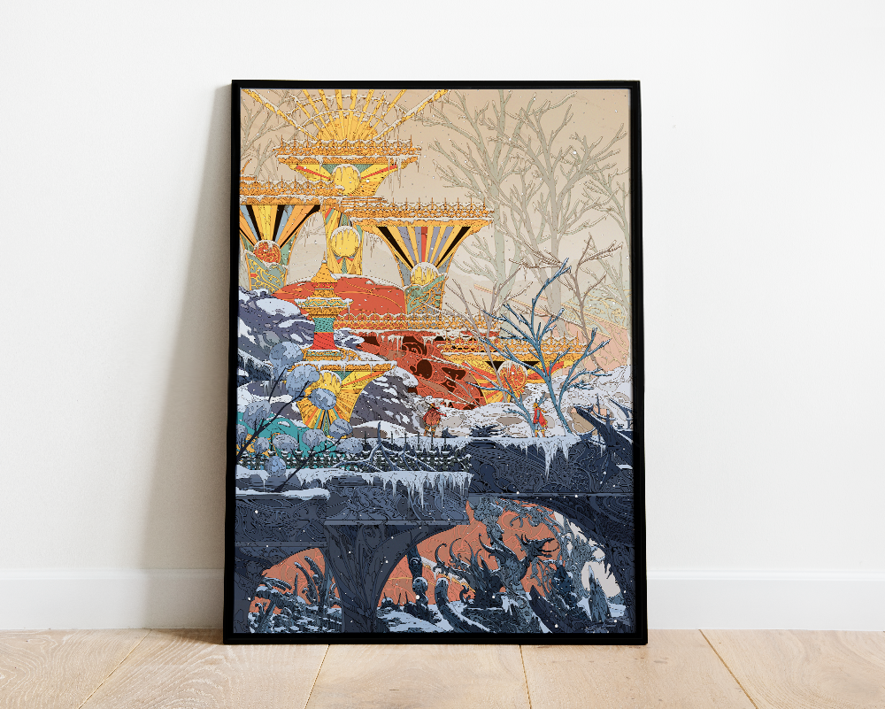 Midwinter at the Sun Monument (Gallery Proof)
